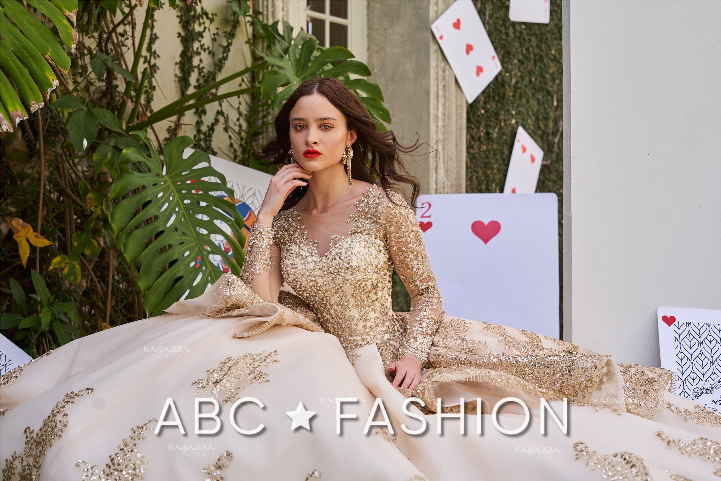 Long Sleeve Quinceanera Dress by Ragazza DV56-556 – ABC Fashion
