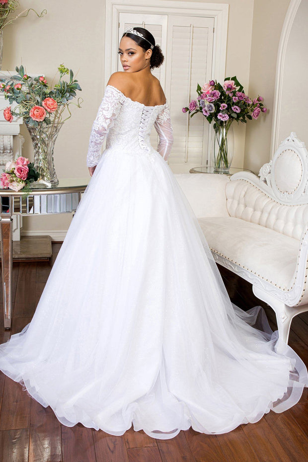 Long Sleeve Wedding Gown by GLS Gloria GL1937