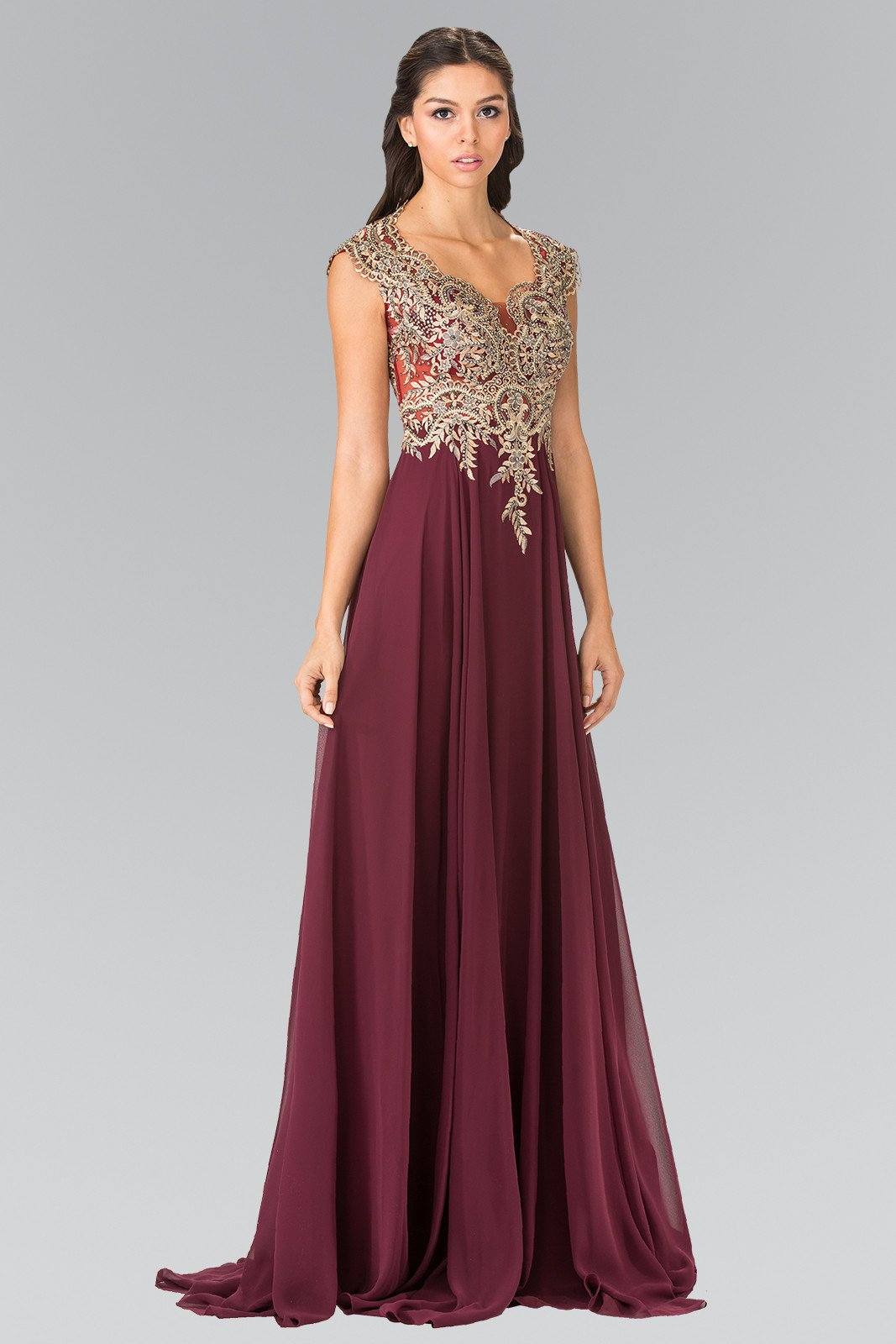 Elizabeth K GL2229 Prom Dress - Champagne | NewYorkDress Elizabeth K GL2229 Prom Dress - Champagne | NewYorkDress