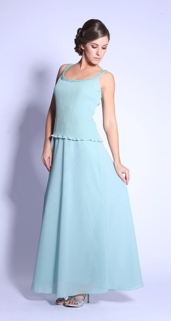 Long Sleeveless Dress with Jacket by Nox Anabel 1121-Long Formal Dresses-ABC Fashion