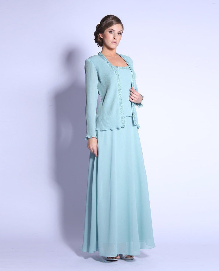 Long Sleeveless Dress with Jacket by Nox Anabel 1121-Long Formal Dresses-ABC Fashion