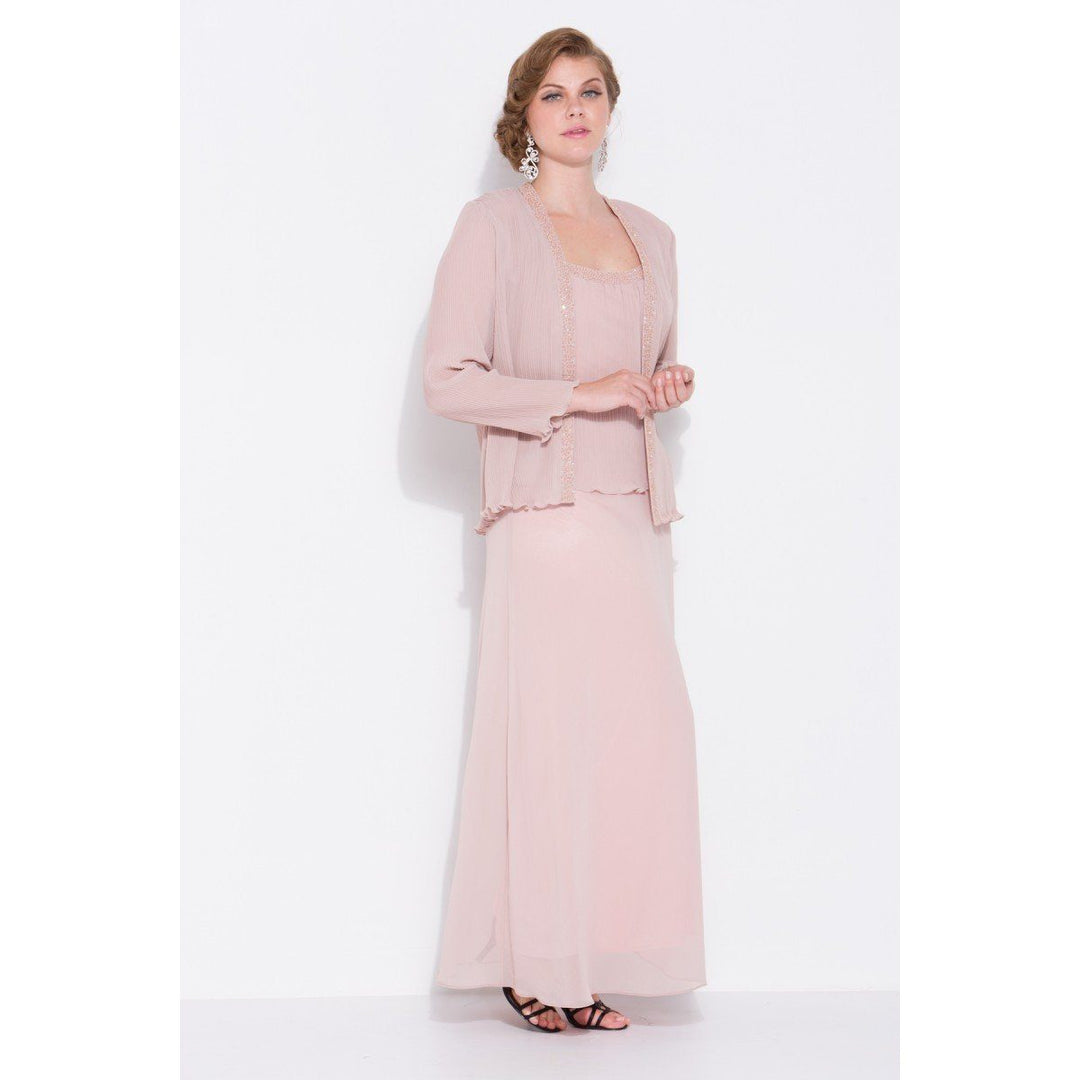 Long Sleeveless Dress with Jacket by Nox Anabel 1121-Long Formal Dresses-ABC Fashion