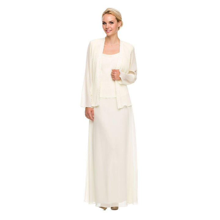 Long Sleeveless Dress with Jacket by Nox Anabel 1121-Long Formal Dresses-ABC Fashion