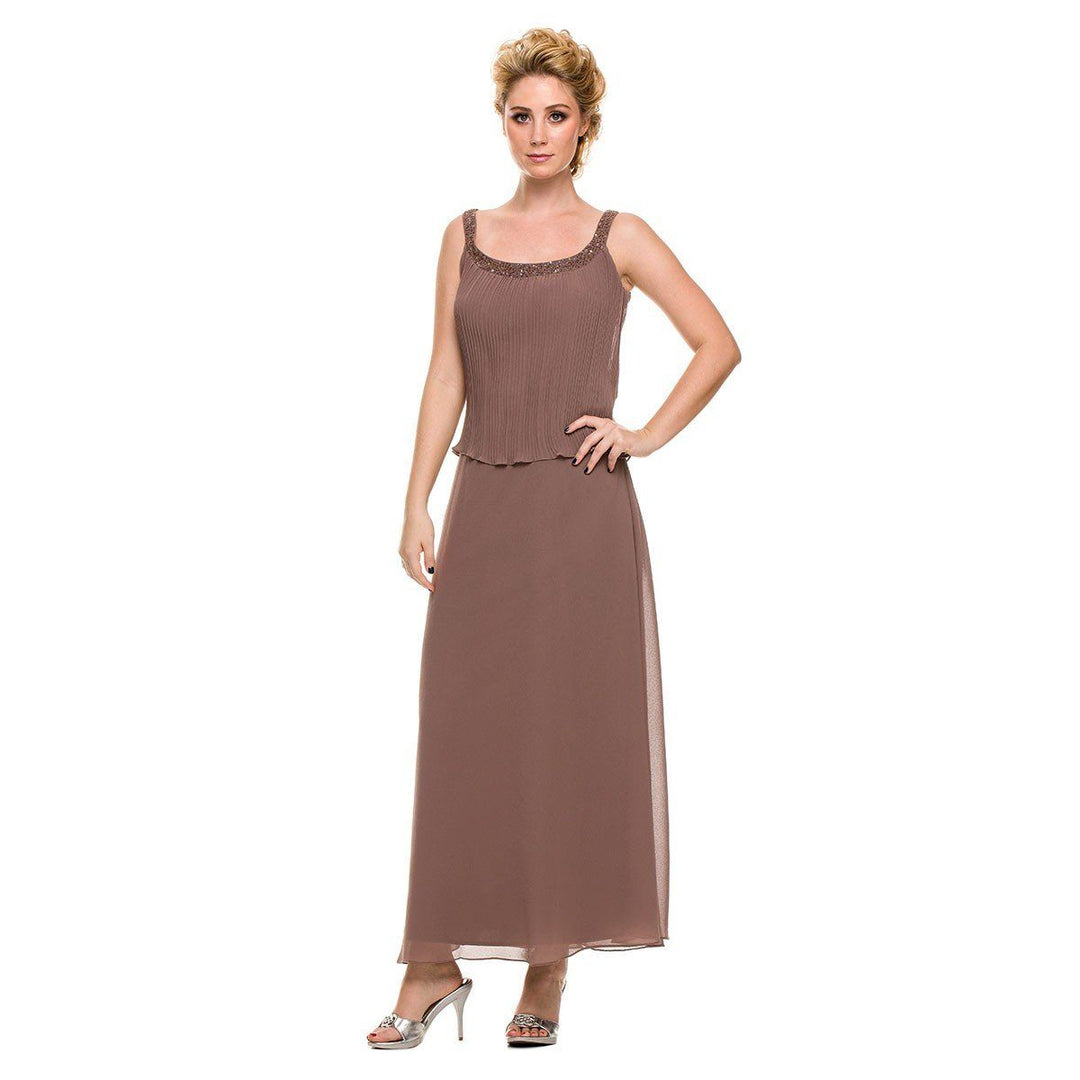 Long Sleeveless Dress with Jacket by Nox Anabel 1121-Long Formal Dresses-ABC Fashion