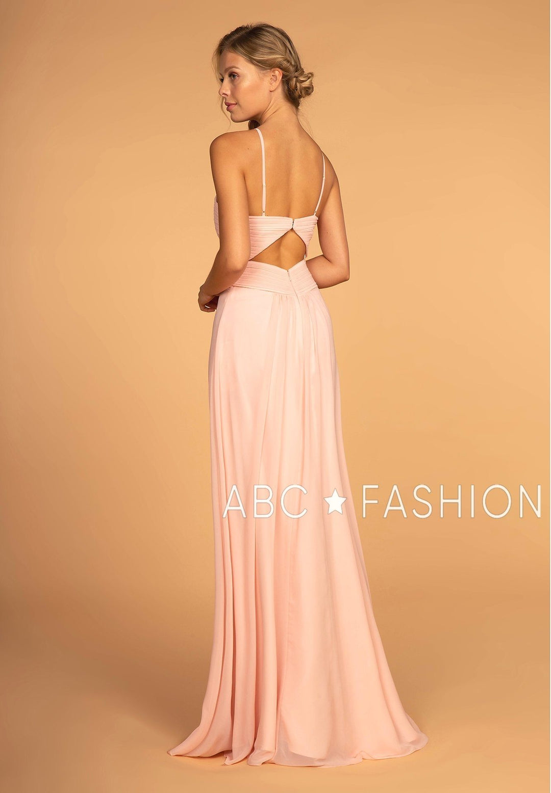 Long Sweetheart Dress with Pleated Bodice by Elizabeth K GL2607-Long Formal Dresses-ABC Fashion