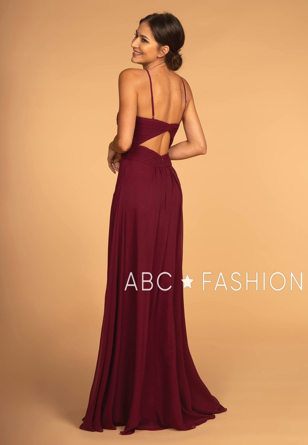 Long Sweetheart Dress with Pleated Bodice by Elizabeth K GL2607-Long Formal Dresses-ABC Fashion