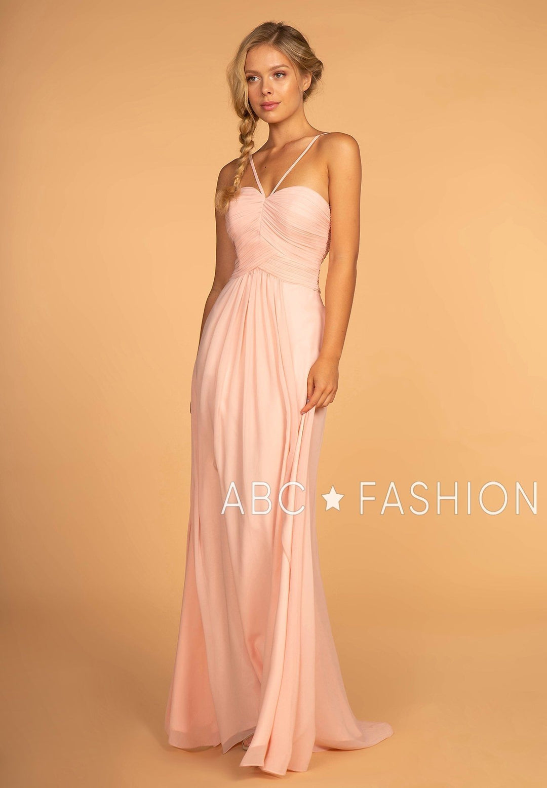 Long Sweetheart Dress with Pleated Bodice by Elizabeth K GL2607-Long Formal Dresses-ABC Fashion