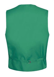 Men's Emerald Green Satin Vest with Necktie-Men's Vests-ABC Fashion