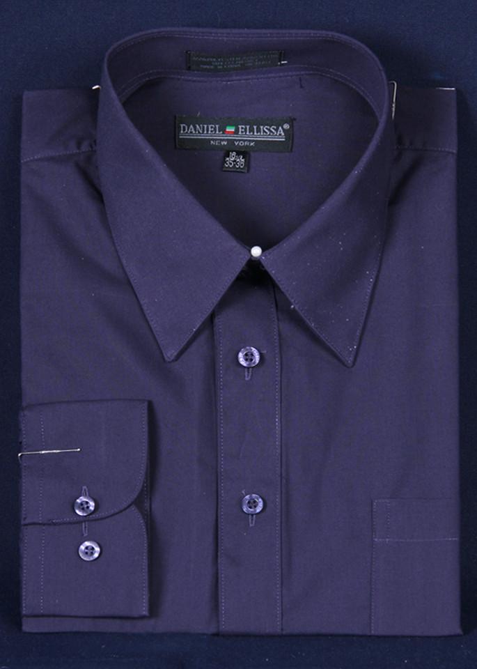 Men's Plum Long Sleeve Dress Shirt 15 32/33 / Plum Men's Plum Long Sleeve Dress Shirt 15 32/33 / Plum