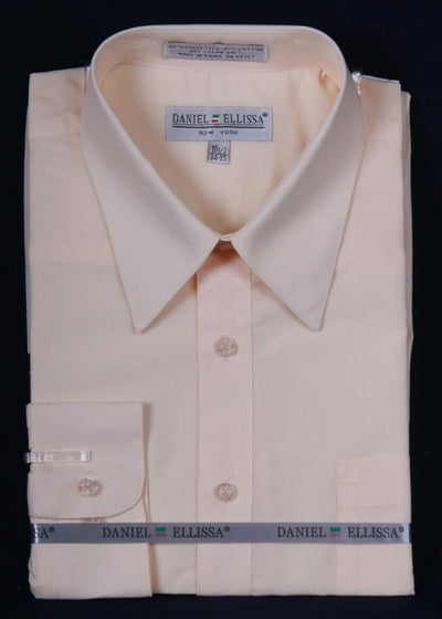 Men's Soft Butter Long Sleeve Dress Shirt-Men's Dress Shirts-ABC Fashion
