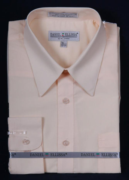 Men's Soft Butter Long Sleeve Dress Shirt 15 33/34 / Soft Butter