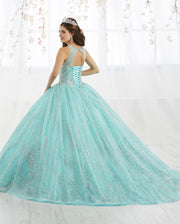 Metallic Beaded Sleeveless Quinceanera Dress by House of Wu 26915-Quinceanera Dresses-ABC Fashion