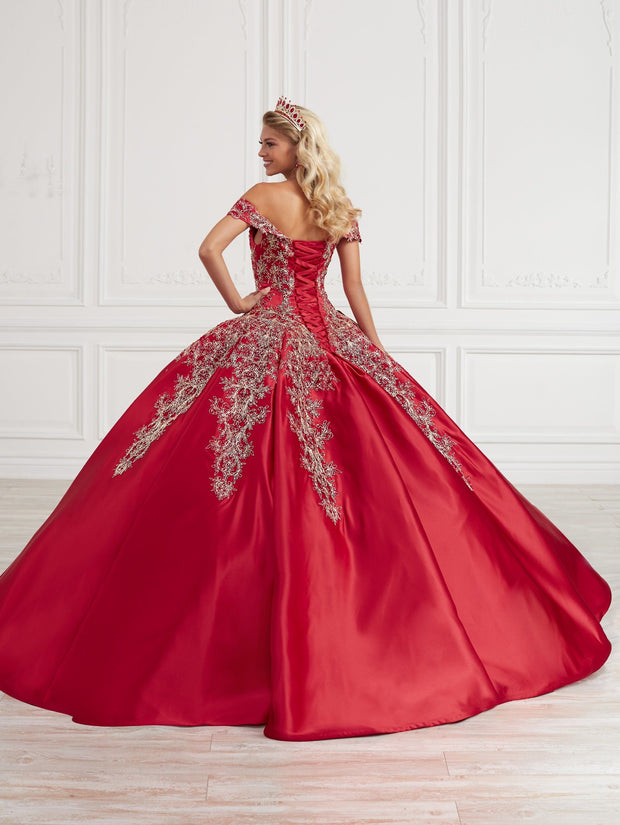 Mikado Off Shoulder Quinceanera Dress by House of Wu 26963