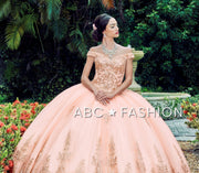 Off Shoulder Lace Quinceanera Dress by House of Wu 26951-Quinceanera Dresses-ABC Fashion