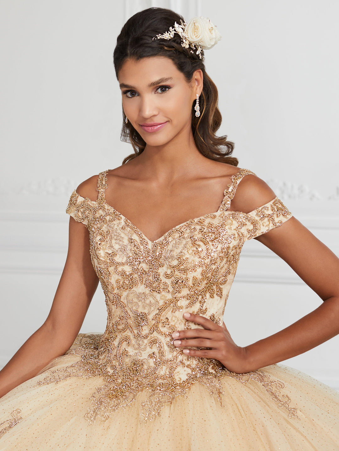 Off Shoulder Lace Quinceanera Dress by House of Wu 26951-Quinceanera Dresses-ABC Fashion