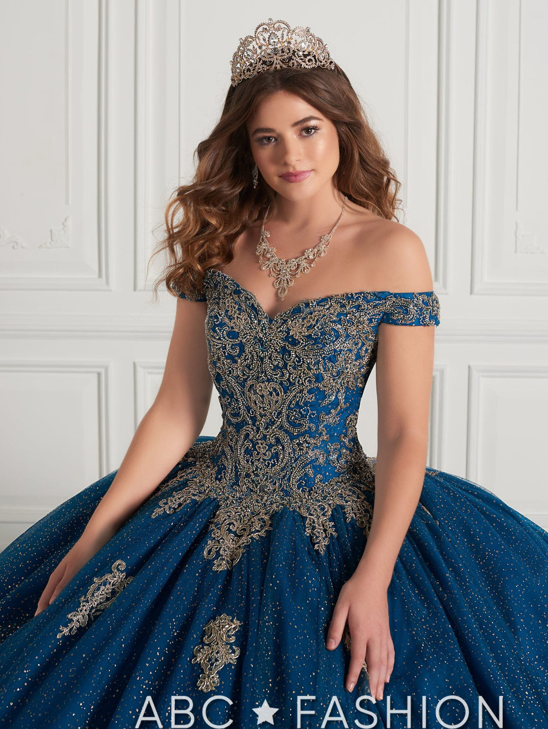 Off Shoulder Lace Quinceanera Dress by House of Wu 26951-Quinceanera Dresses-ABC Fashion