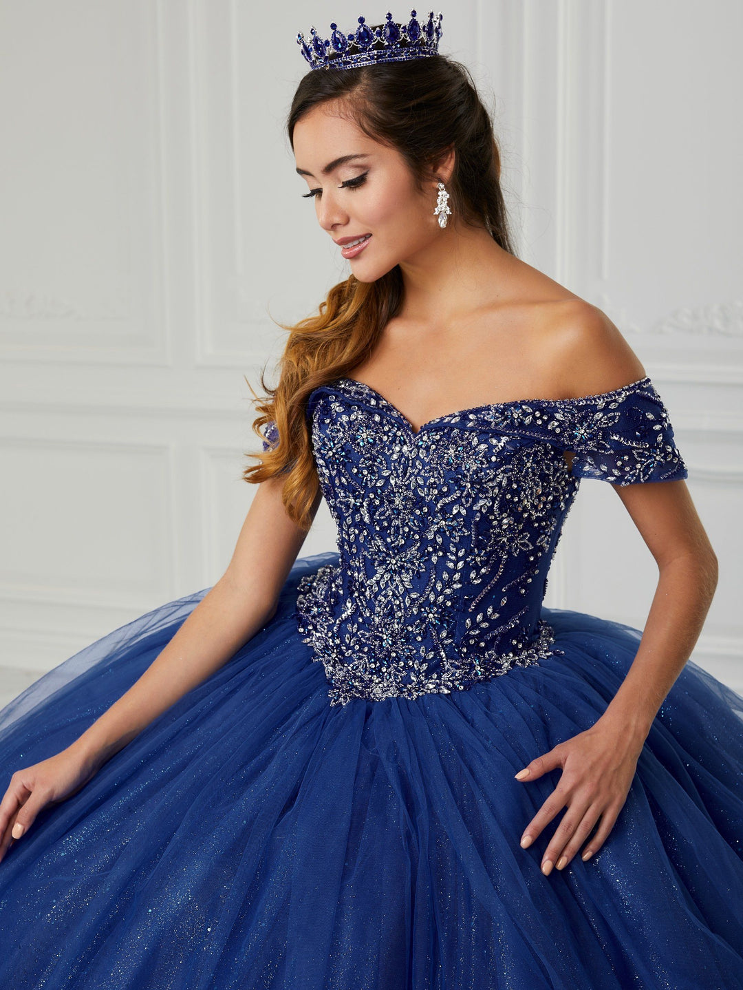 Off Shoulder Quinceanera Dress by Fiesta Gowns 56421