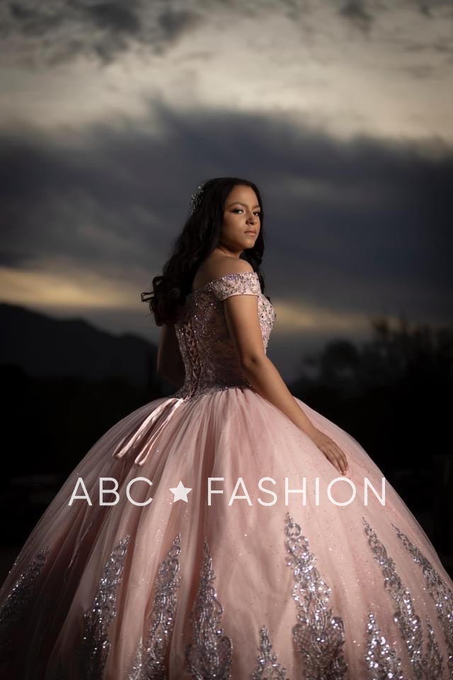 Off Shoulder Quinceanera Dress by Fiesta Gowns 56423 – ABC