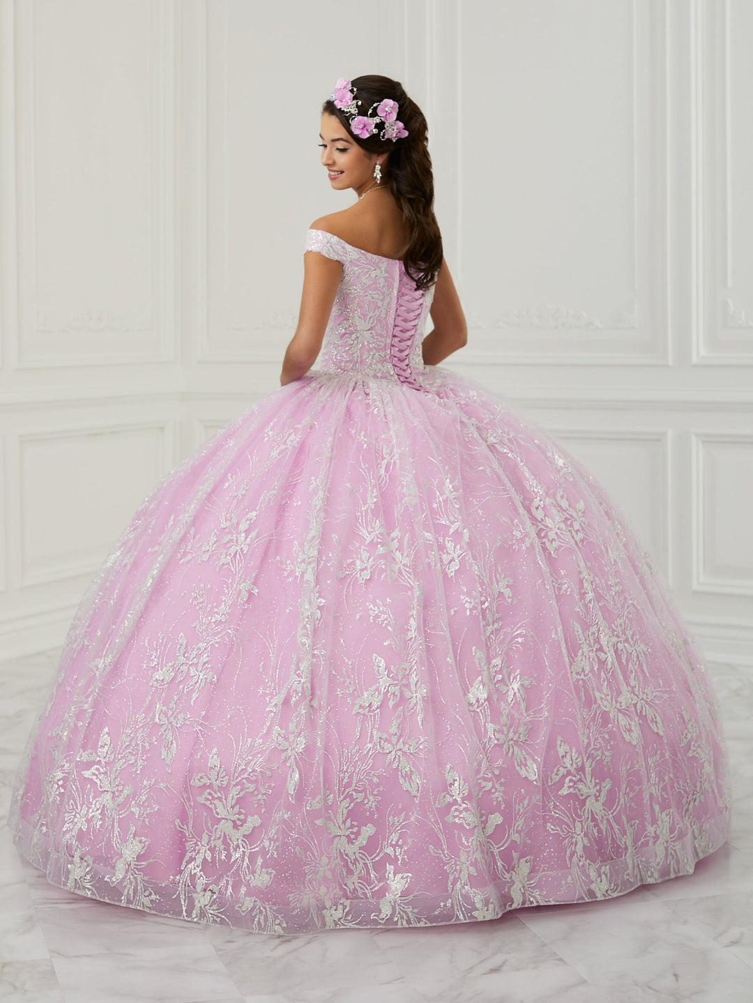 Off Shoulder Quinceanera Dress by Fiesta Gowns 56428