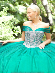 Off Shoulder Quinceanera Dress by Fiesta Gowns 56431