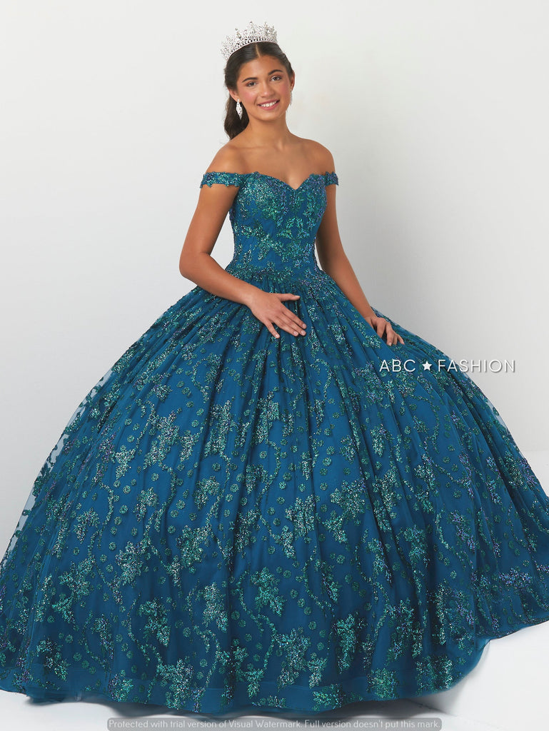 Quinceanera Peacock Dress