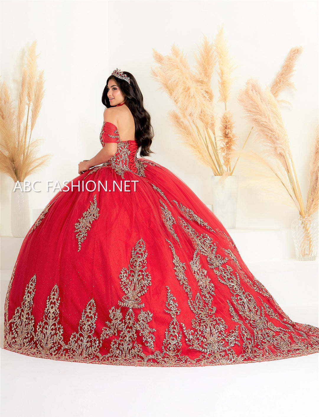 Off Shoulder Quinceanera Dress by Fiesta Gowns 56448