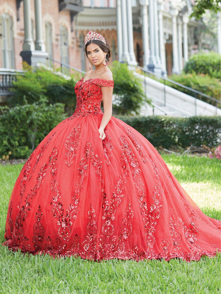 Off Shoulder Quinceanera Dress by House of Wu 26002