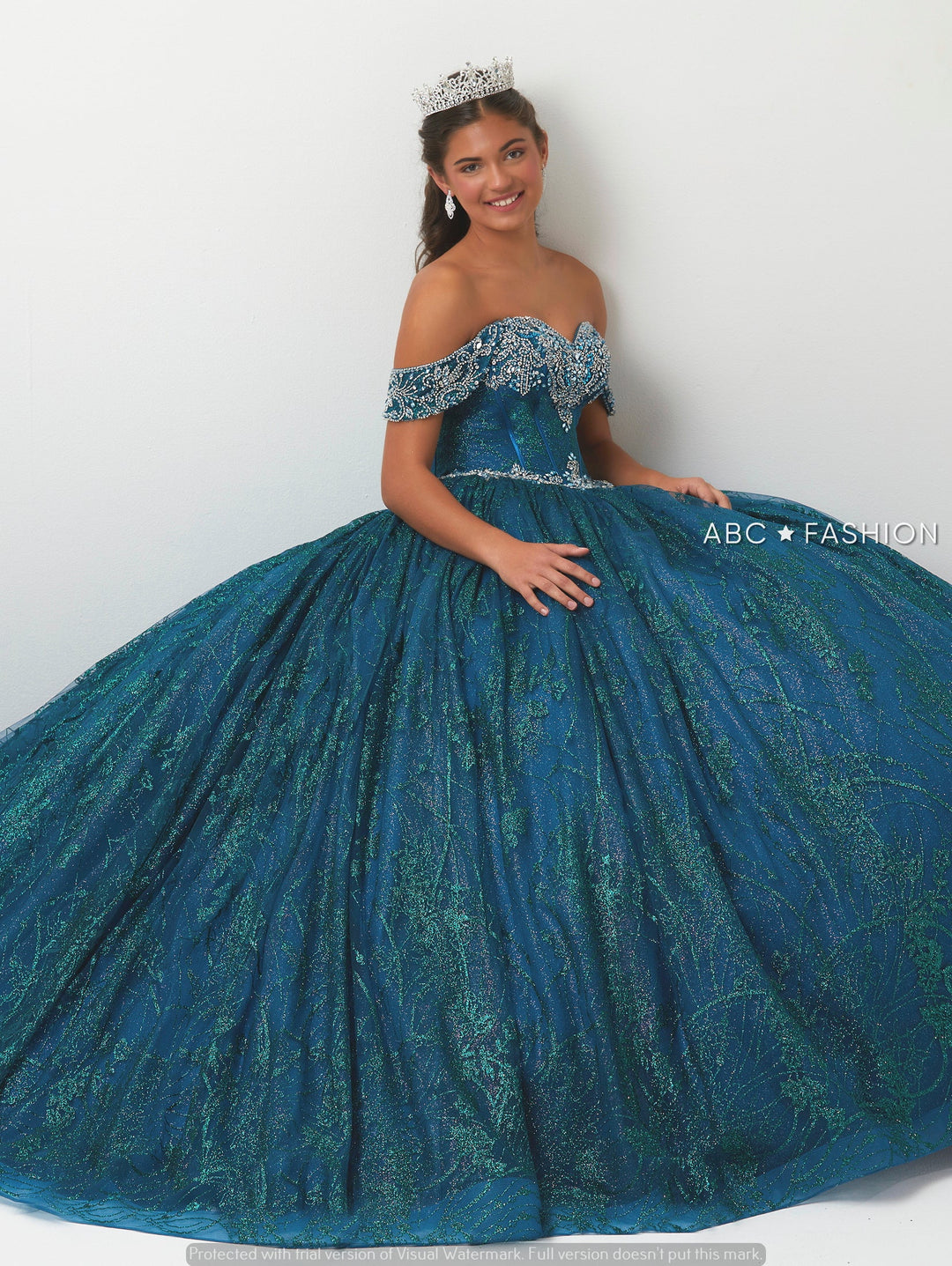 Off Shoulder Quinceanera Dress by House of Wu 26014