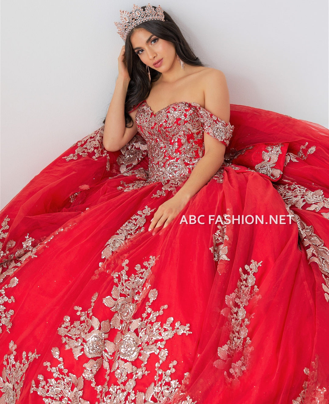 Off Shoulder Quinceanera Dress by House of Wu 26022