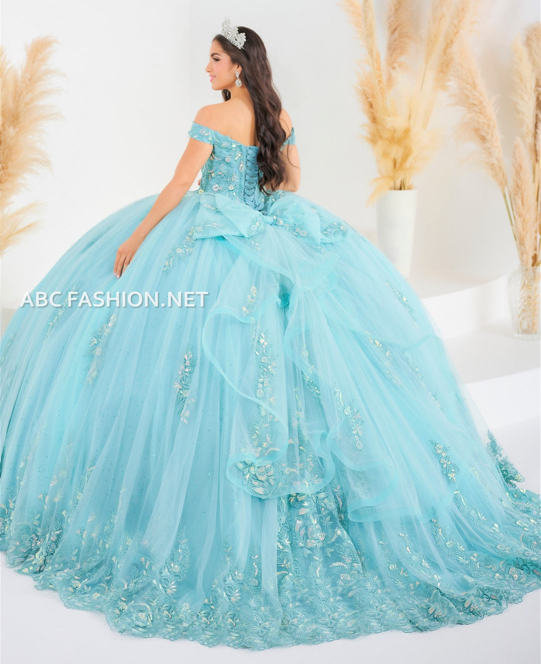 Off Shoulder Quinceanera Dress by House of Wu 26026