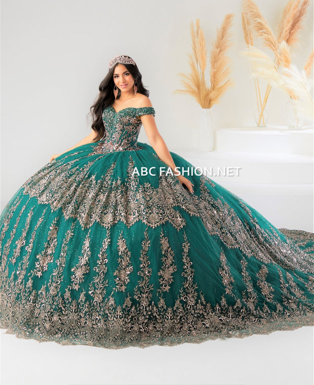 Off Shoulder Quinceanera Dress by House of Wu 26031