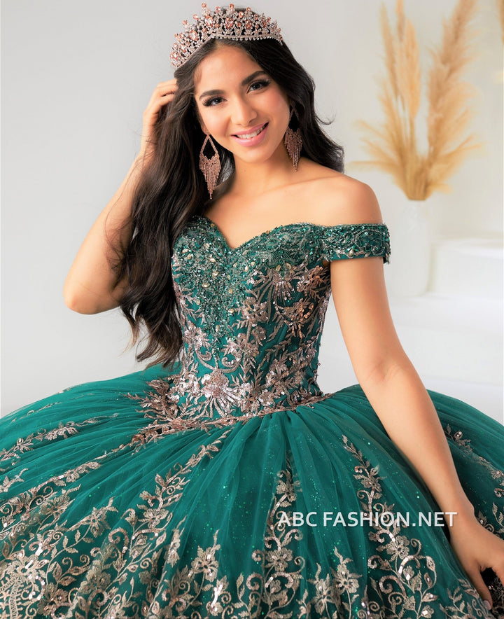 Off Shoulder Quinceanera Dress by House of Wu 26031