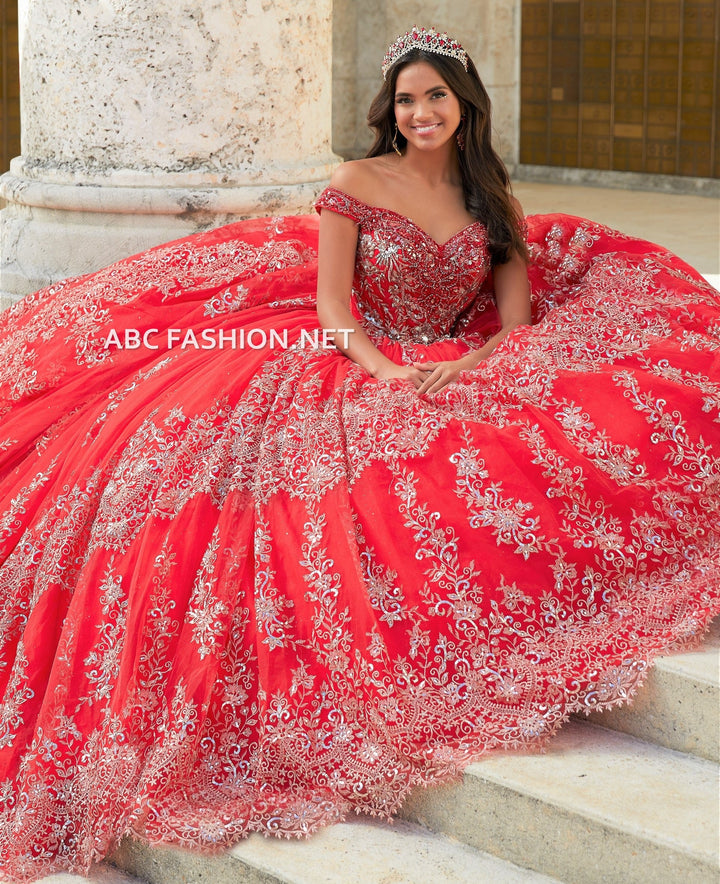 Off Shoulder Quinceanera Dress by House of Wu 26031