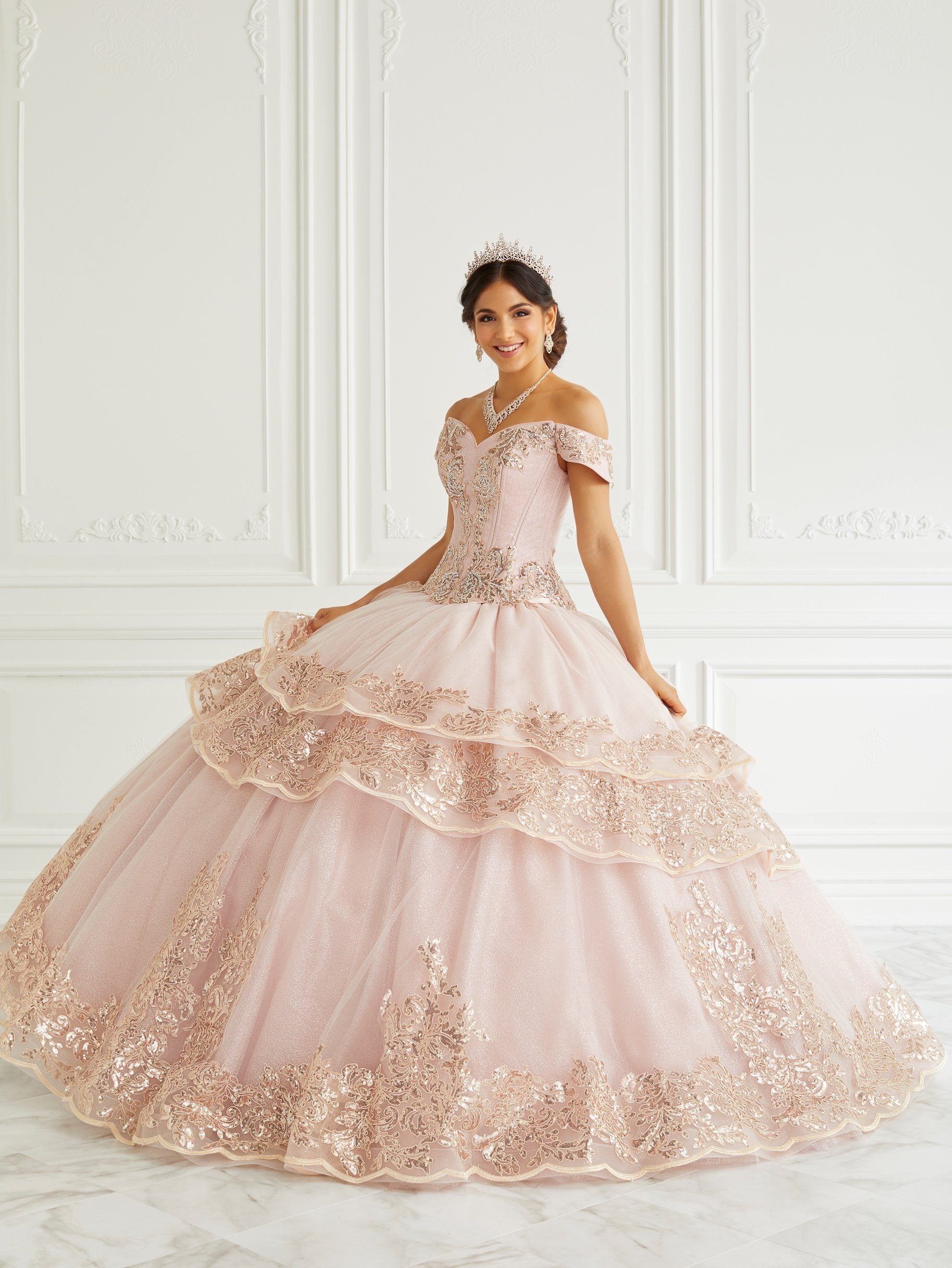 LA Glitter Dresses by House of Wu LA Glitter Quinceanera Ball Gowns ABC Fashion