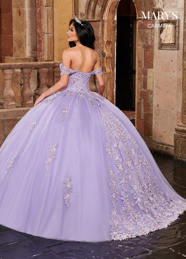 Off Shoulder Quinceanera Dress by Mary's Bridal MQ1080