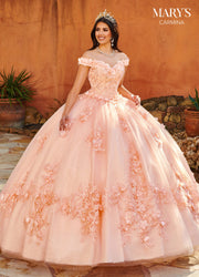Off Shoulder Quinceanera Dress by Mary's Bridal MQ1108