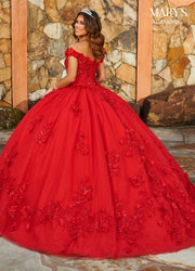 Off Shoulder Quinceanera Dress by Mary's Bridal MQ1108