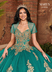 Off Shoulder Quinceanera Dress by Mary's Bridal MQ2129