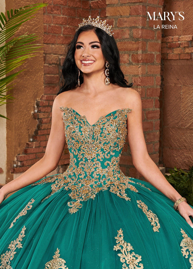 Off Shoulder Quinceanera Dress by Mary's Bridal MQ2129