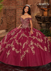 Off Shoulder Quinceanera Dress by Mary's Bridal MQ2133
