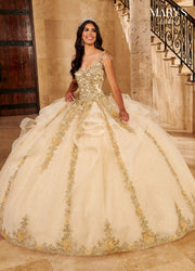 Off Shoulder Quinceanera Dress by Mary's Bridal MQ2143