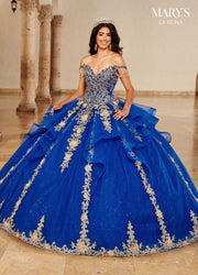 Off Shoulder Quinceanera Dress by Mary's Bridal MQ2143