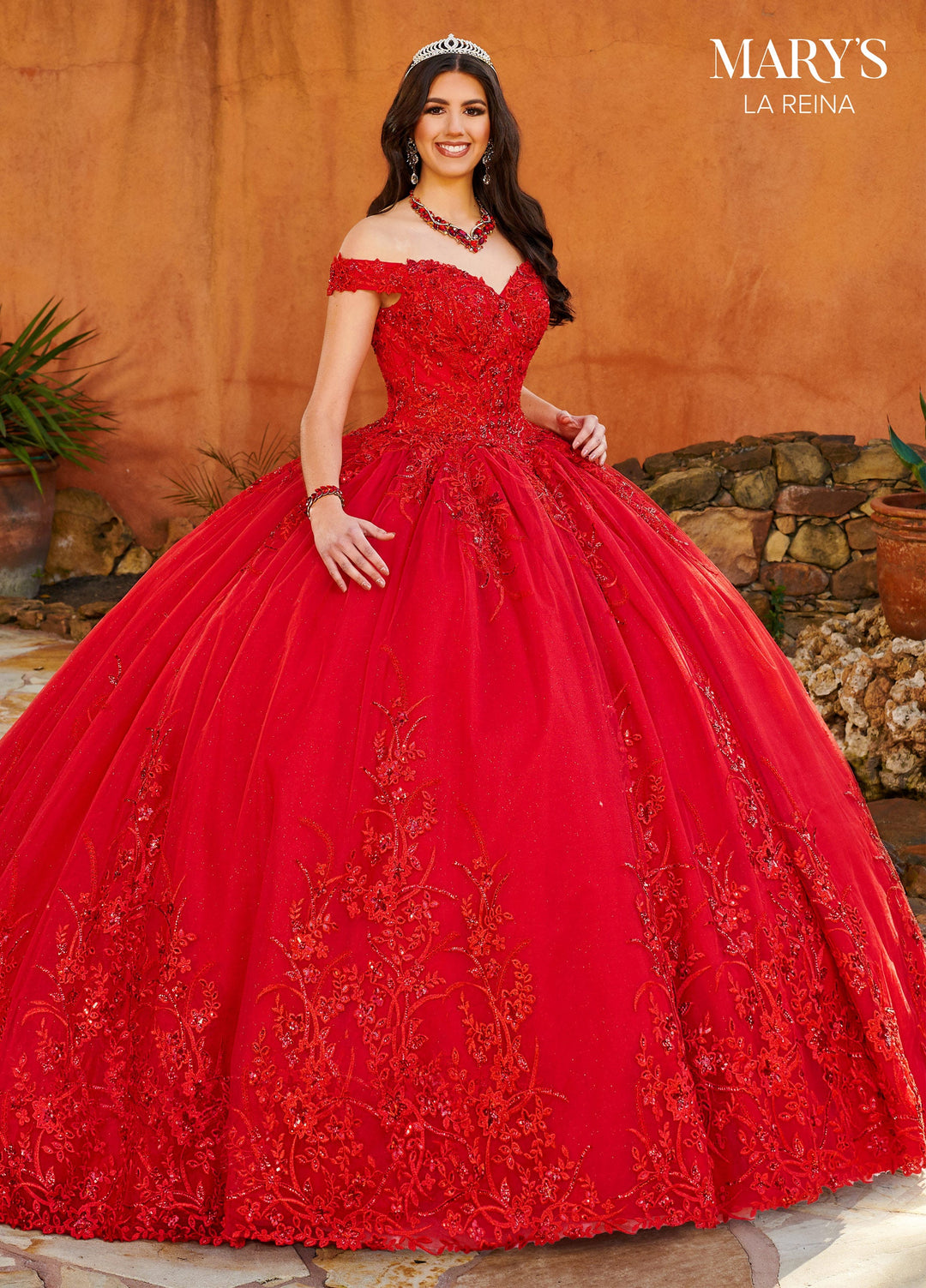 Off Shoulder Quinceanera Dress by Mary's Bridal MQ2151