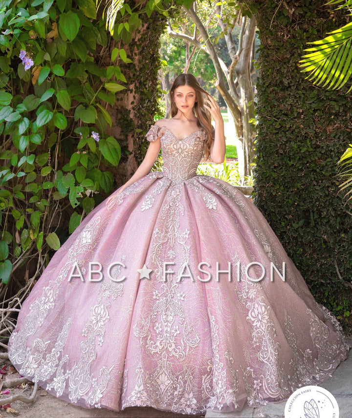 Off Shoulder Quinceanera Dress by Ragazza DV89-589