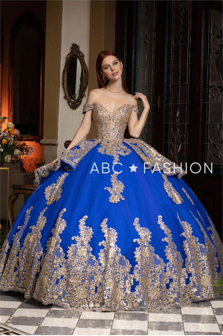 Off Shoulder Quinceanera Dress by Ragazza EV18-618