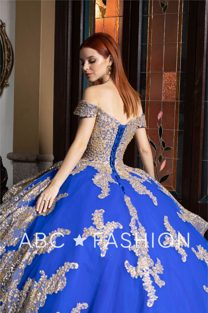 Off Shoulder Quinceanera Dress by Ragazza EV18-618