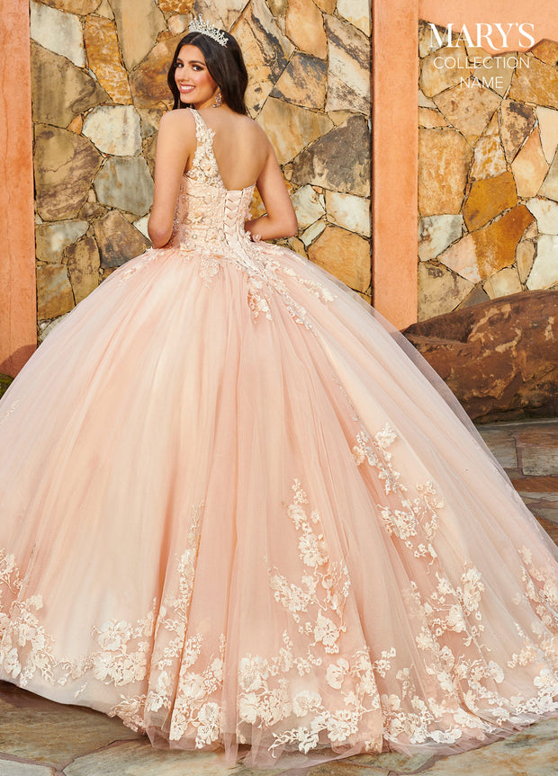 One Shoulder Quinceanera Dress by Mary's Bridal MQ2152