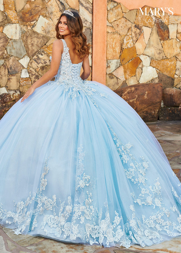 One Shoulder Quinceanera Dress by Mary's Bridal MQ2152