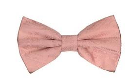 Peach Paisley Bow Ties with Matching Pocket Squares-Men's Bow Ties-ABC Fashion