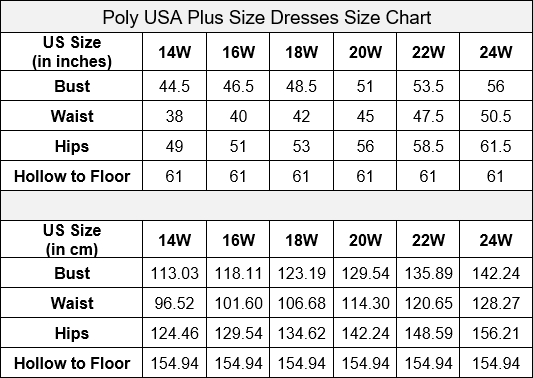 Plus Size Long Deep V-Neck Dress by Poly USA W1108